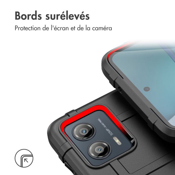 imoshion Coque Rugged Shield Motorola Moto G53 - Noir