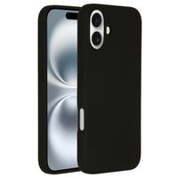 Accezz Coque Liquid Silicone avec MagSafe Apple iPhone 16 Plus - Noir