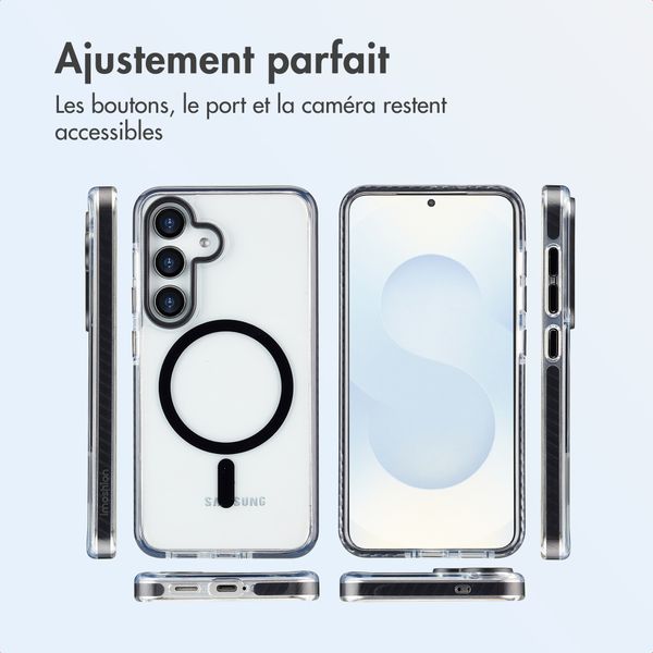 imoshion Coque Combat MagSafe Samsung Galaxy S25 - Noir