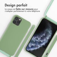 imoshion Coque en silicone avec cordon Apple iPhone 11 Pro - Vert