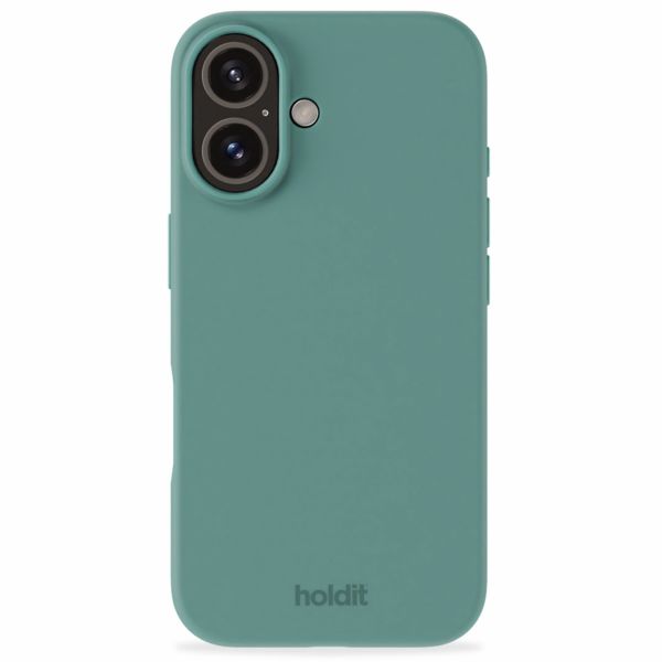 Holdit Coque Silicone Apple iPhone 16 Plus - Moss Green