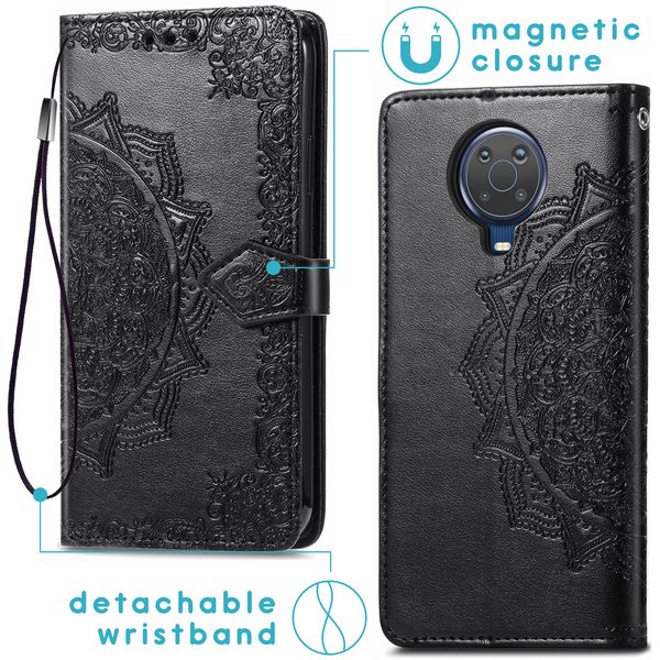 imoshion Etui de télephone Mandala Nokia G10 / G20 - Noir