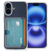 imoshion Coque silicone avec porte-cartes Apple iPhone 16 - Transparent