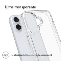 Accezz Coque Xtreme Impact iPhone 16 - Transparent