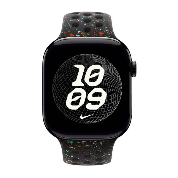 Apple Bracelet Nike Sport Apple Watch Series 1 - 9 / SE (38/40/41 mm) - Taille S/M - Midnight Black
