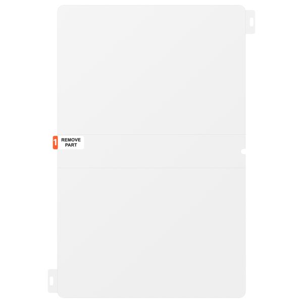 Samsung Protection d'écran originale antireflet Samsung Galaxy Tab S10 Plus / Tab S9 FE Plus / Tab S9 Plus - Transparent