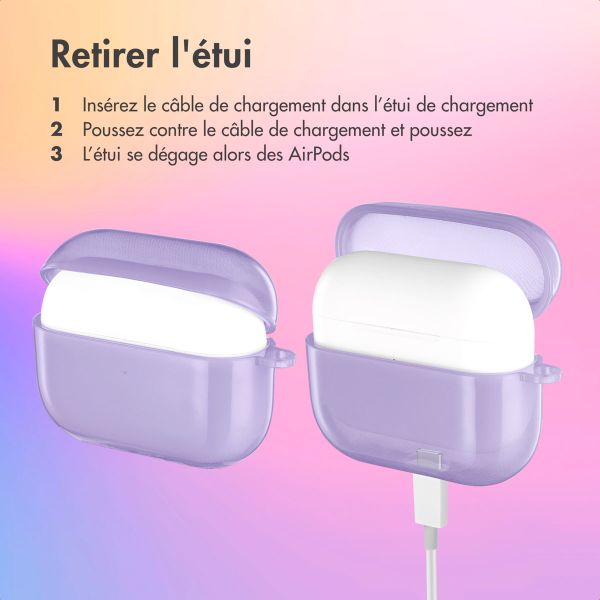 imoshion Coque Néon Apple AirPods Pro - Pourpre