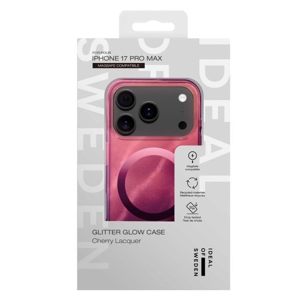 iDeal of Sweden Coque Clear MagSafe Apple iPhone 17 Pro Max - Cherry Lacquer