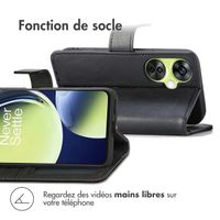 imoshion Étui de téléphone portefeuille Luxe OnePlus Nord CE 3 / CE 3 Lite - Noir