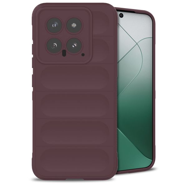 imoshion Coque arrière EasyGrip Xiaomi 14 - Aubergine