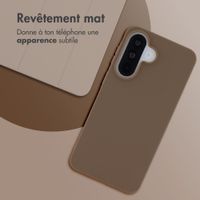 imoshion Coque Couleur Samsung Galaxy A37 (5G) - Marron