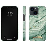 iDeal of Sweden Coque Fashion iPhone 13 Mini - Mint Swirl Marble