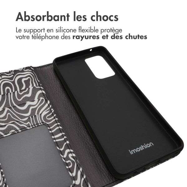 imoshion ﻿Étui de téléphone portefeuille Design Samsung Galaxy A52(s) (5G/4G) - Black And White