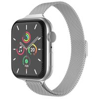 imoshion Bracelet slim Milanese Apple Watch Series 1 t/m 9 / SE (38/40/41 mm) | Series 10 / 11 (42 mm) - Argent