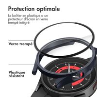 imoshion Coque rigide à couverture complète Samsung Galaxy Watch 5 - 40 mm - Bleu foncé