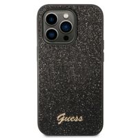 Guess Coque Glitter Flakes iPhone 14 Pro Max - Noir