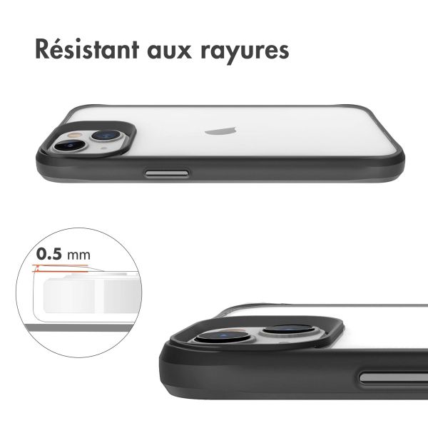 imoshion Coque Rugged Hybrid Apple iPhone 13 Mini - Noir / Transparent