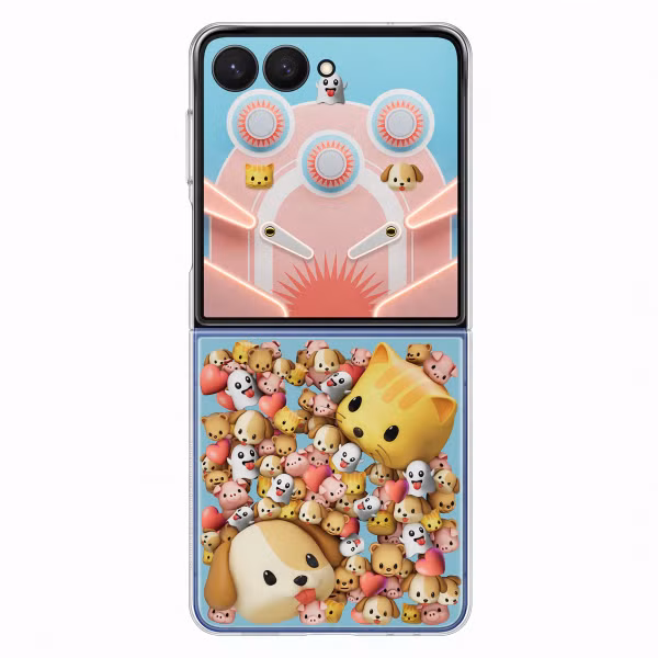 Samsung Coque FlipSuit originale Samsung Galaxy Z Flip 7 - Transparent