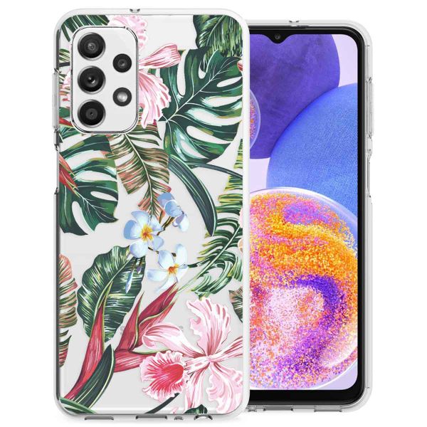 imoshion Coque Design Samsung Galaxy A23 (5G) - Tropical Jungle