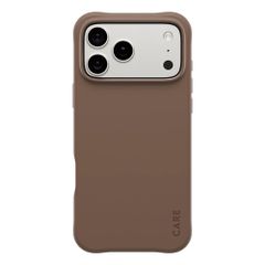 CARE by PanzerGlass Étui tendance Samba avec MagSafe Apple iPhone 17 Pro Max - Espresso Brown