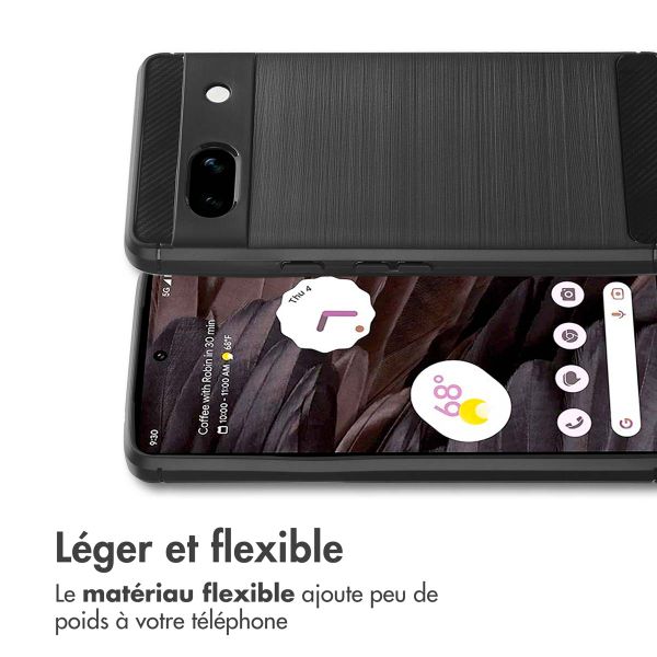 imoshion Coque Brushed Google Pixel 7a - Noir