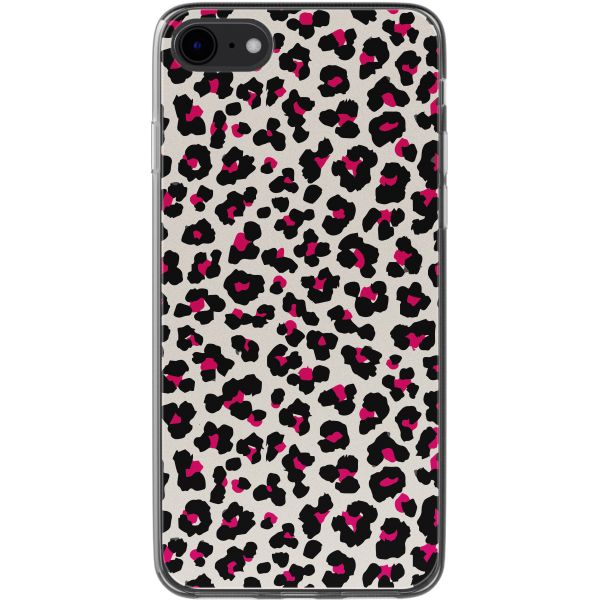 imoshion Coque Design iPhone SE (2022 / 2020) / 8 / 7 - Leopard Pink