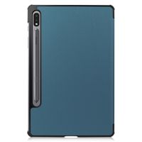 imoshion Coque tablette Trifold Samsung Galaxy Tab S8 / S7 - Vert foncé