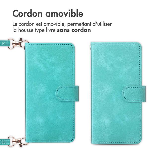 imoshion Etui de télephone portefeuille avec cordon Samsung Galaxy A56 - Turquoise
