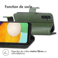 imoshion Étui de téléphone portefeuille Luxe Samsung Galaxy A13 (5G) / A04s - Vert