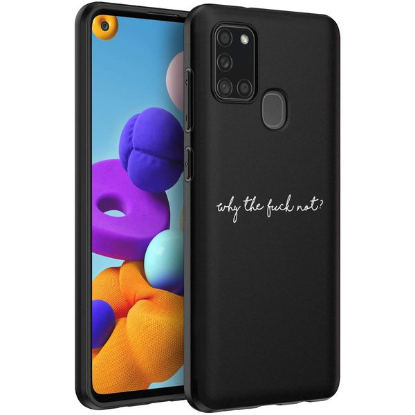 imoshion Coque Design Samsung Galaxy A21s - Why The Fuck Not