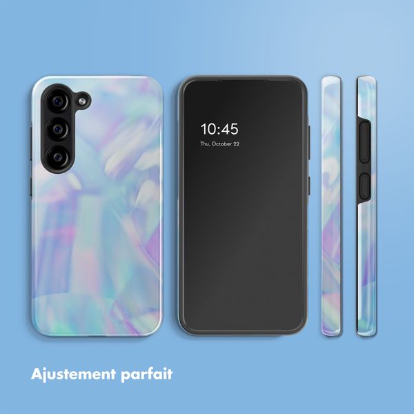 Selencia Coque arrière Vivid Samsung Galaxy S23 - Holographic Blue Dream