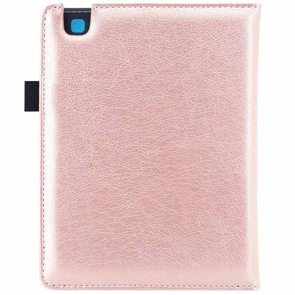 imoshion Etui portefeuille Luxe unie pour liseuse Kobo Aura H2O Edition 2 - Rose