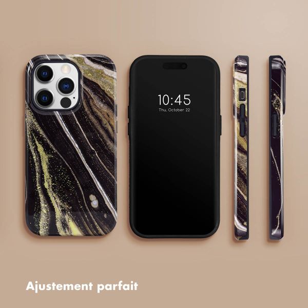Selencia Coque arrière Vivid Apple iPhone 14 Pro - Chic Marble