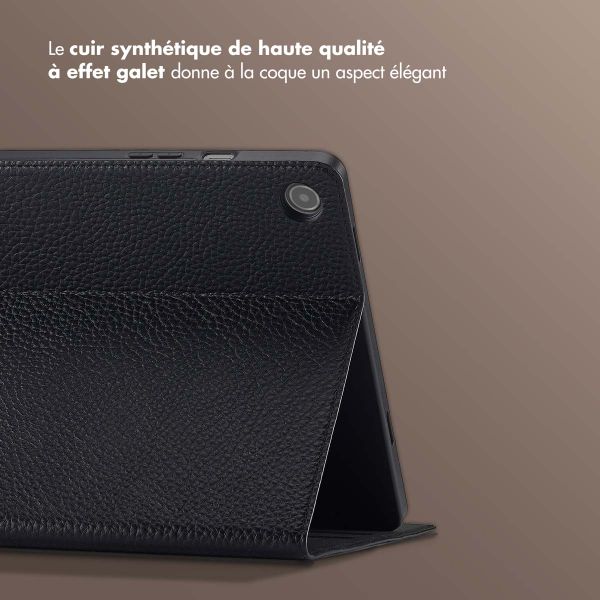 Selencia Coque tablette Riva Samsung Galaxy Tab A9 Plus - Noir