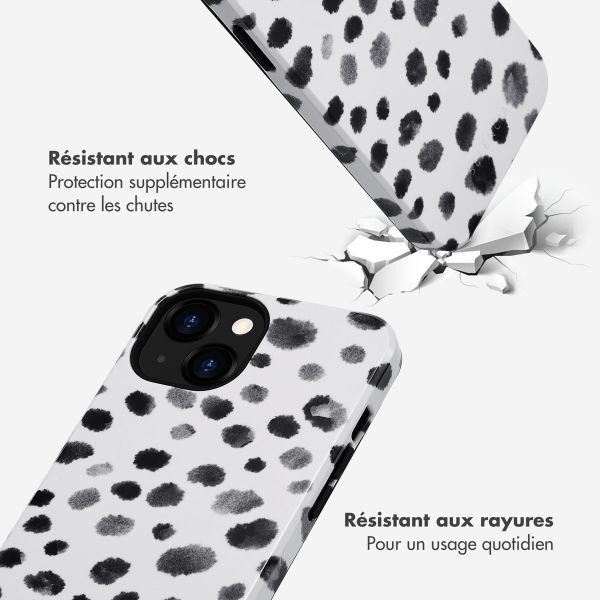 Selencia Coque arrière Vivid Apple iPhone 13 - Trendy Leopard