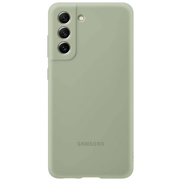 Samsung Original Coque en silicone Galaxy S21 FE - Olive Green