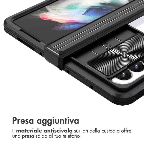 imoshion Coque arrière Camslider Samsung Galaxy Z Fold 4 - Noir