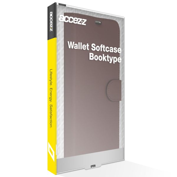 Accezz Étui de téléphone portefeuille Wallet Samsung Galaxy S23 Plus - Brun