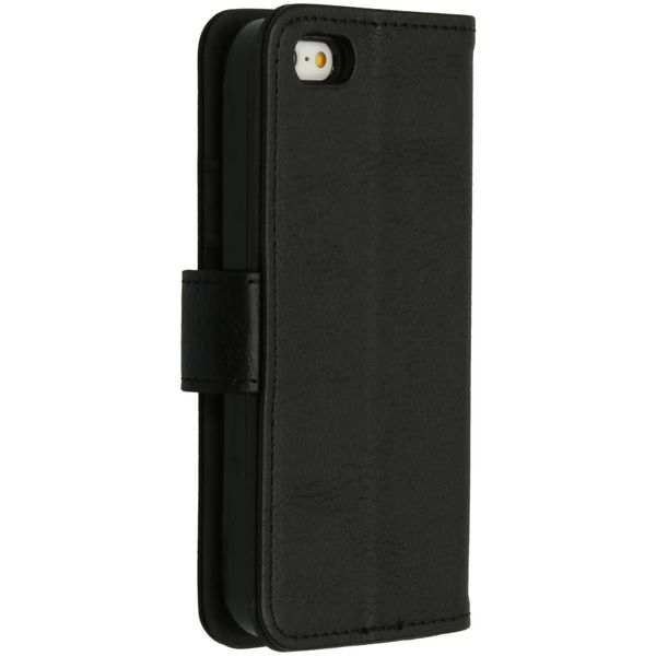 imoshion Étui de télephone portefeuille de luxe Apple iPhone SE (2016) / 5 / 5s - Noir