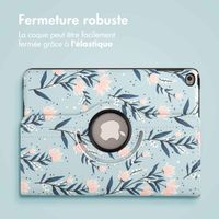 imoshion Coque tablette Design rotatif à 360° Apple iPad 6 (2018) 9.7 pouces / iPad 5 (2017) 9.7 pouces - Flowers