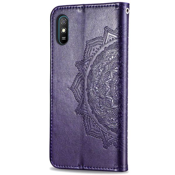 Etui de téléphone portefeuille Mandala Xiaomi Redmi 9A