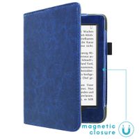 imoshion Étui de liseuse portefeuille en cuir végan Tolino Page 2 - Bleu foncé