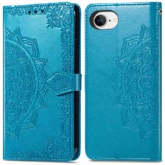 imoshion Etui de téléphone portefeuille Mandala iPhone SE 4 - Turquoise