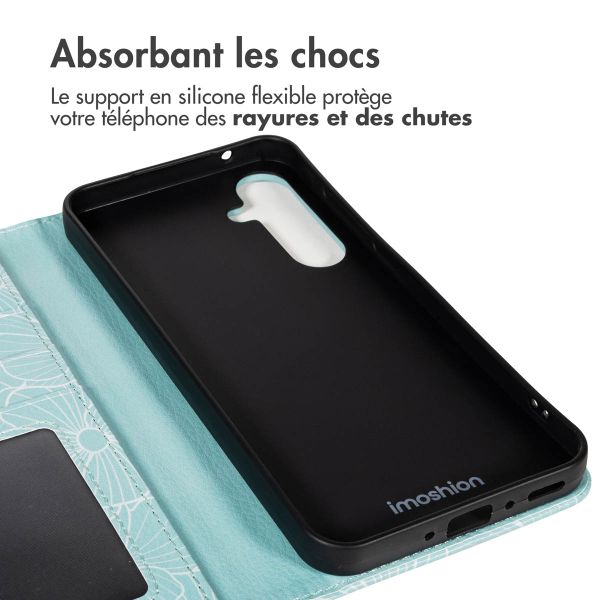 imoshion Étui de télephone portefeuille Design Samsung Galaxy A55 - Botanica