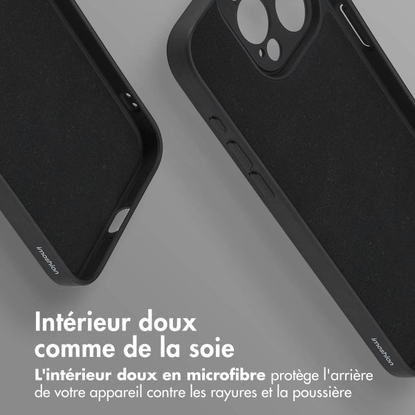 imoshion Coque Couleur avec MagSafe Apple iPhone 15 Pro Max - Noir