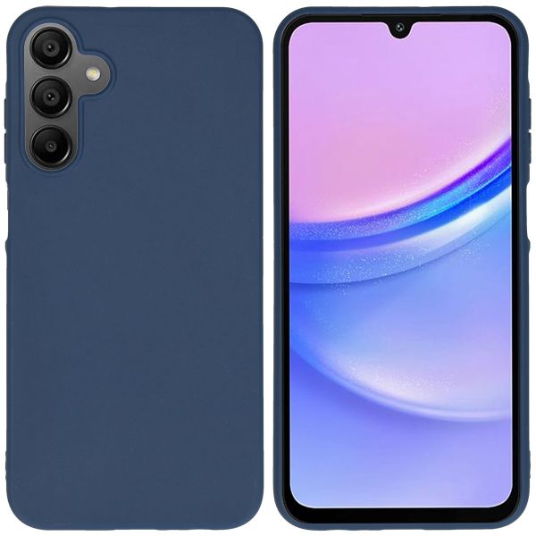 imoshion Coque Couleur Samsung Galaxy A15 (5G/4G) - Bleu foncé