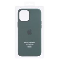 Apple Coque en silicone MagSafe iPhone 12 Pro Max - Cypress Green