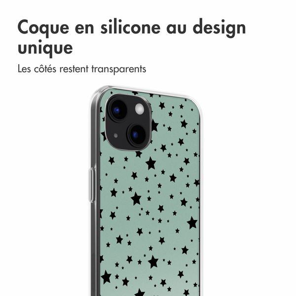 imoshion Coque Design iPhone 13 - Stars Mint