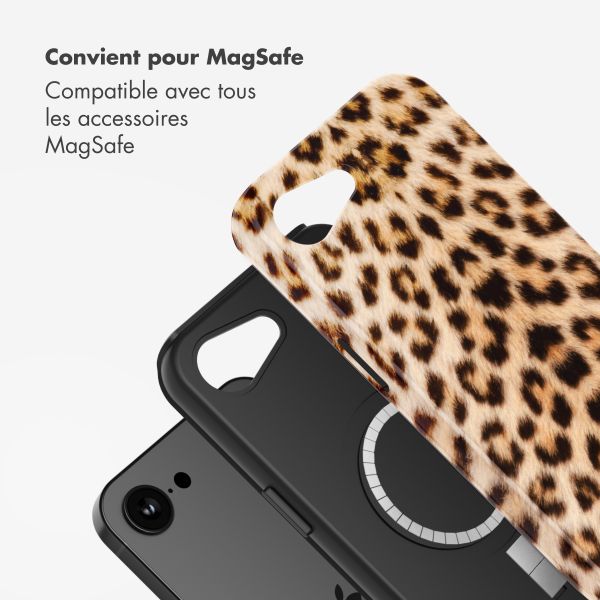 Selencia Coque arrière Vivid avec MagSafe Apple iPhone 16e - Wild Leo