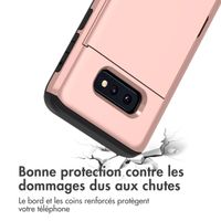 imoshion Coque arrière avec porte-cartes Samsung Galaxy S10e - Rose Dorée